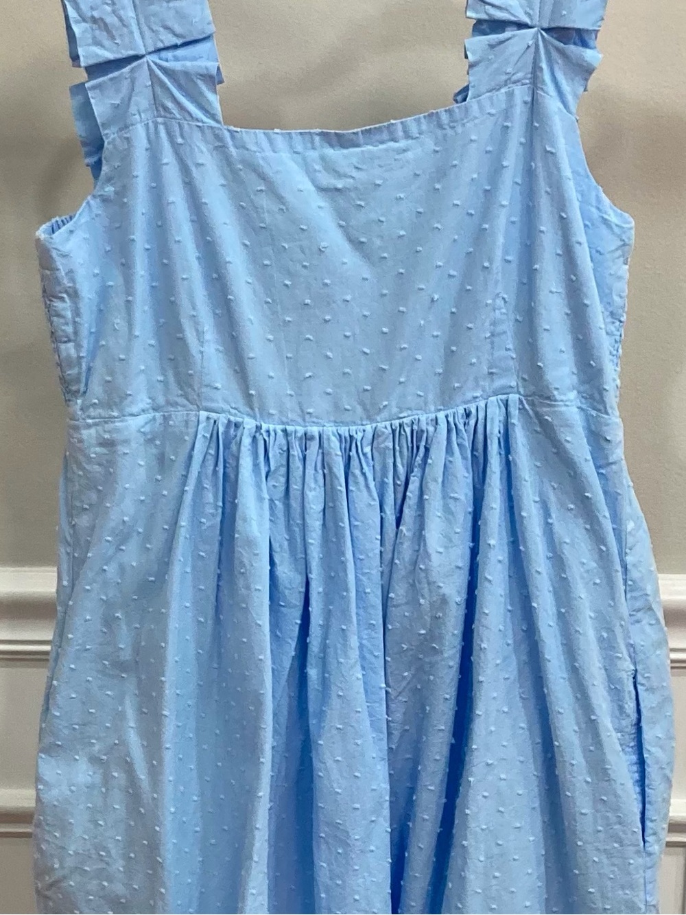 Lake Cotton Lolly Dress in Morning Blue XS - Picture 3 of 6